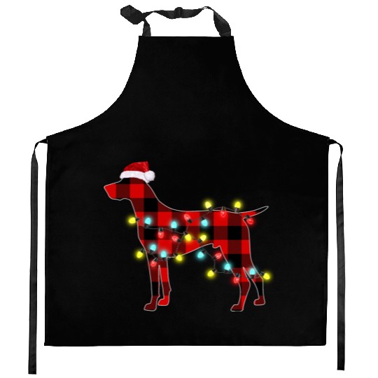 German Shorthaired Pointer Christmas Dog Lover Kitchen Aprons