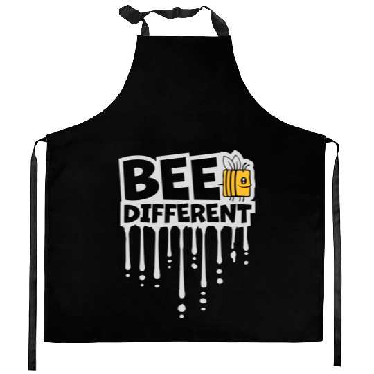 bee different saying quote Kitchen Aprons