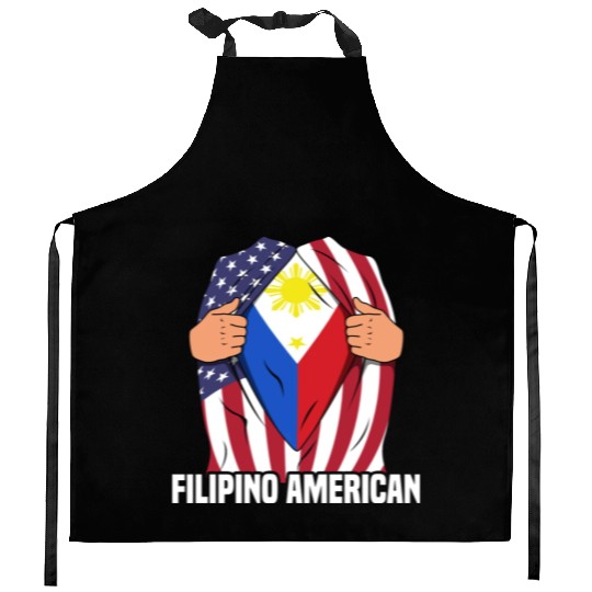 Hero Design for Proud American Pinoys Kitchen Aprons