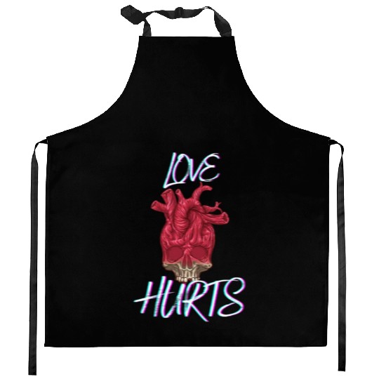 Love Hurts Kitchen Aprons