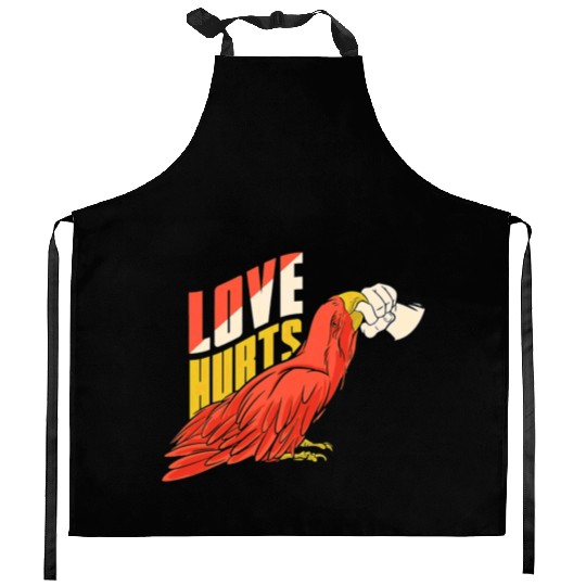 Love Hurts Kitchen Aprons
