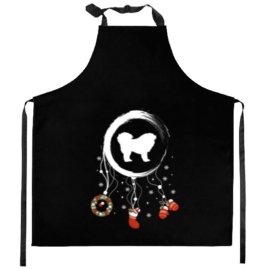 dog dreamcatcher Christmas Tibetan Mastiff Kitchen Aprons