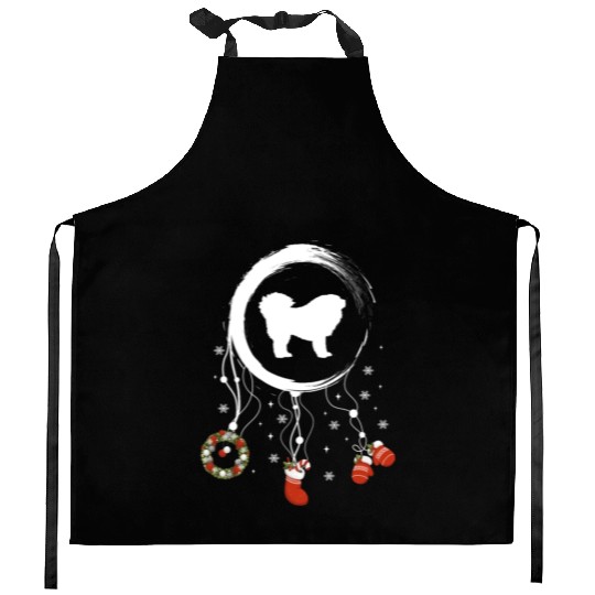 dog dreamcatcher Christmas Tibetan Mastiff Kitchen Aprons