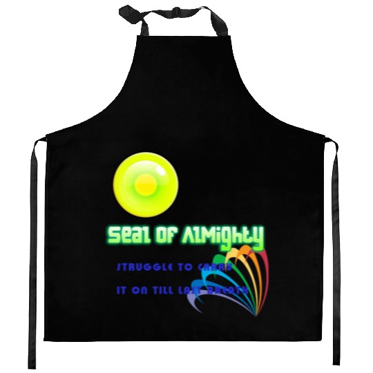 SEAL OF ALMIGHTY Kitchen Aprons