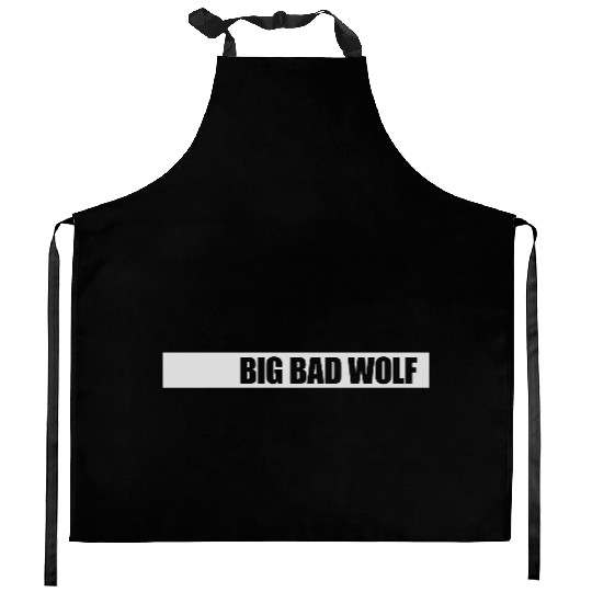 big bad wolf quote Kitchen Aprons