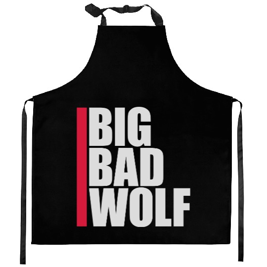 big bad wolf quote Kitchen Aprons