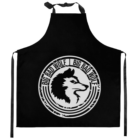 big bad wolf quote Kitchen Aprons