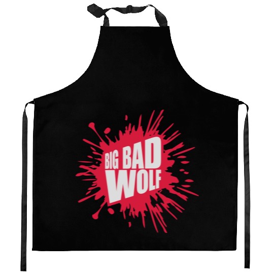 big bad wolf quote Kitchen Aprons