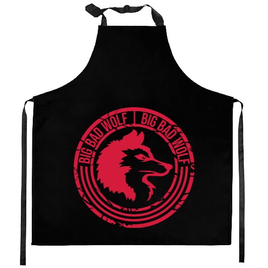 big bad wolf quote Kitchen Aprons