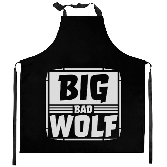 big bad wolf quote Kitchen Aprons