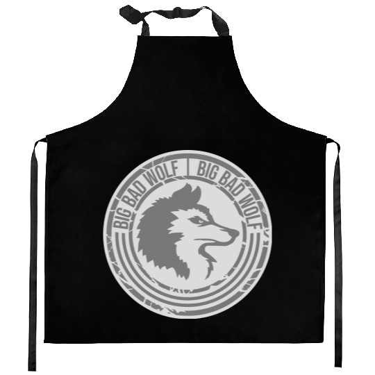 big bad wolf quote Kitchen Aprons