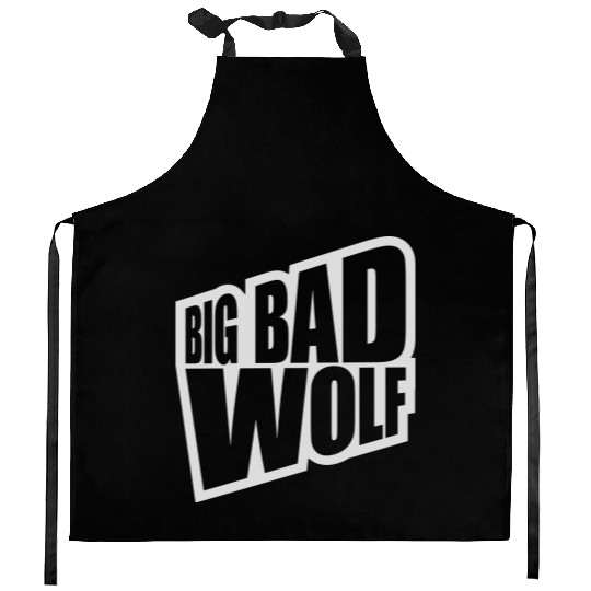 big bad wolf quote Kitchen Aprons