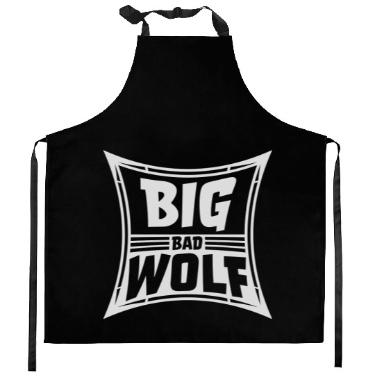big bad wolf quote Kitchen Aprons