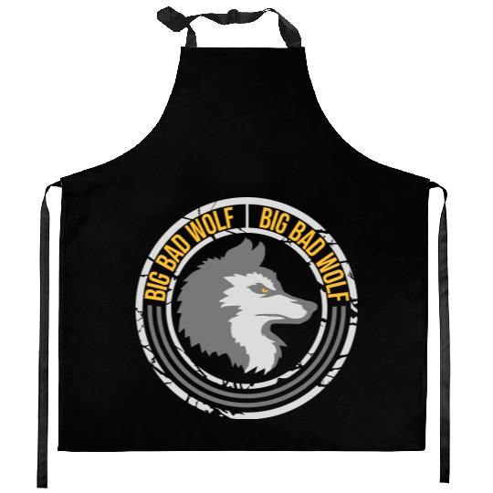 big bad wolf quote Kitchen Aprons