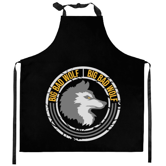 big bad wolf quote Kitchen Aprons