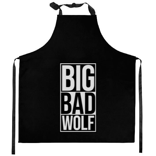 big bad wolf quote Kitchen Aprons