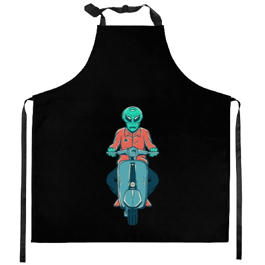 Vespa Tour in Scape Kitchen Aprons