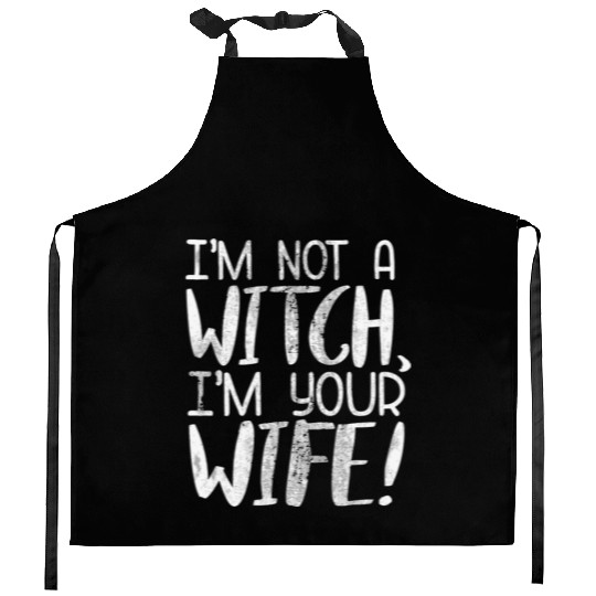 The Princess Bride I'M Not A Witch I'M Your Wife Kitchen Aprons