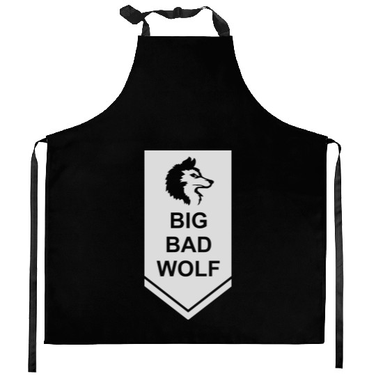 big bad wolf quote Kitchen Aprons