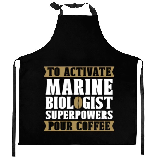 Marine Biology To Activate Marine Science Animals Kitchen Aprons
