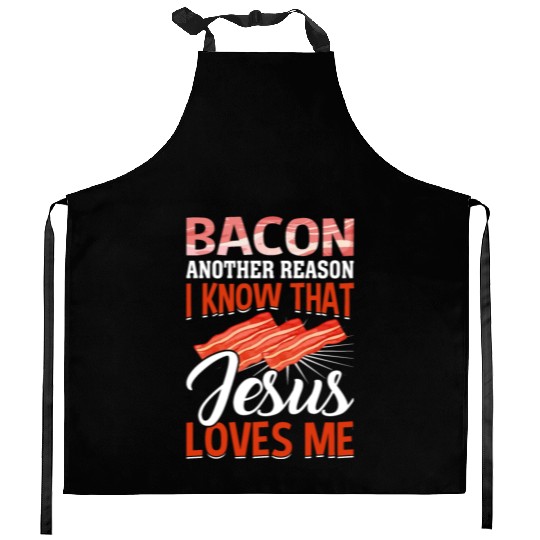 Bacon Lover Funny Bacon Famous Food Keto Diet Kitchen Aprons