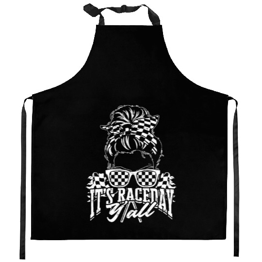 It's race day y'all - racer Kitchen Aprons