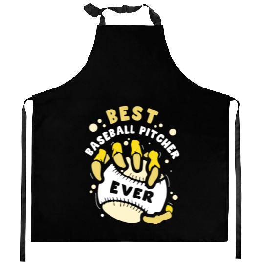 Best Baseball Pitcher Ever Hobby Player Sayings Kitchen Aprons