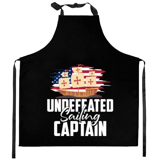 Columbus Day 1492 Kitchen Aprons