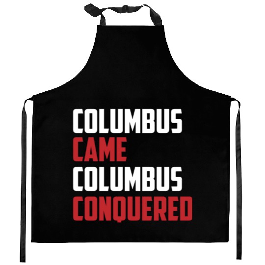 Columbus Day 1492 Kitchen Aprons