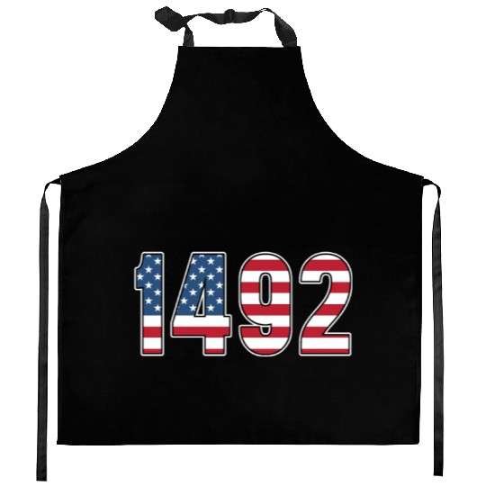 Columbus Day 1492 Kitchen Aprons