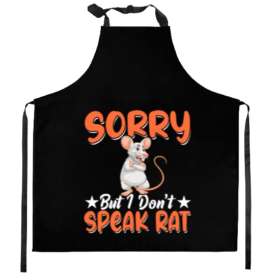 Rat Lover Rat Pet Rodent Mouse Rat Lady Kitchen Aprons