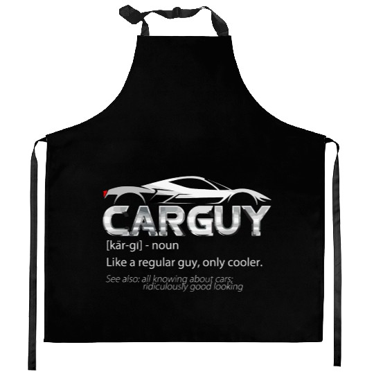 Car Guy Sport Car Lover Funny Car Mechanic Kitchen Aprons