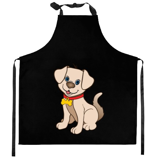 Retriever Cute Puppy Dog Owner Pet Lover Gift Idea Kitchen Aprons