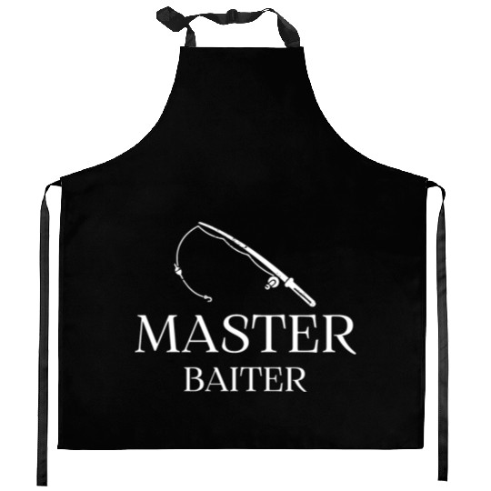 Master Baiter - Fishing Design Kitchen Aprons
