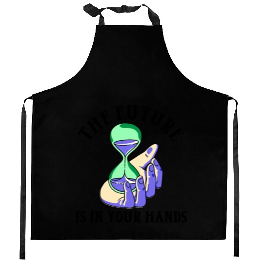 Earth Hour Time Environmentalist Save The Planet Kitchen Aprons