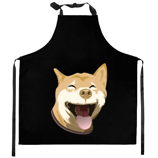Shiba Inu Happy Dog Owners Pet Lover Gift Ideas Kitchen Aprons
