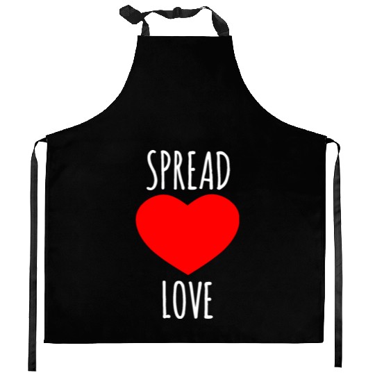 Spread Love : Lover Quote Kitchen Aprons