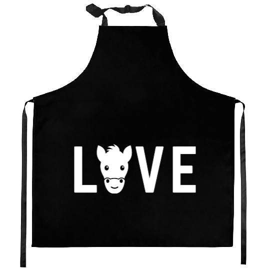 Horseback Riding Equestrian Horseback Rider Gift Kitchen Aprons