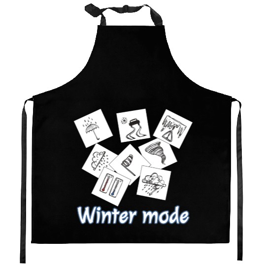 Winter mode Kitchen Aprons