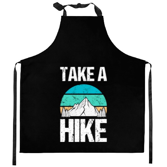 Take a Hike Kitchen Aprons