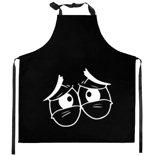 Sad crying eyes Kitchen Aprons Kitchen Aprons for Men, Women & Kid