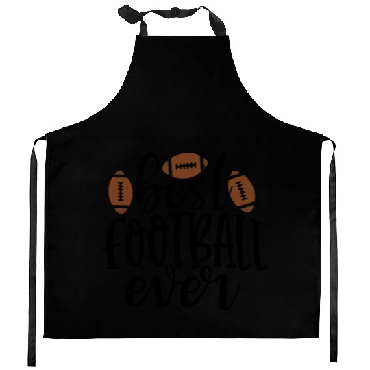 Best Football Ever Football Kitchen Aprons, Game Season Kitchen Aprons