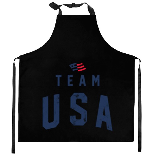 TEAM USA USED LOOK Kitchen Aprons