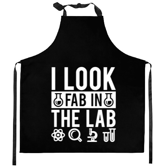 I Look Fab In The Lab Science Teacher Student Gift Kitchen Aprons