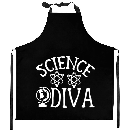 Science Diva Nerd Geek Teacher Student Gift Ideas Kitchen Aprons