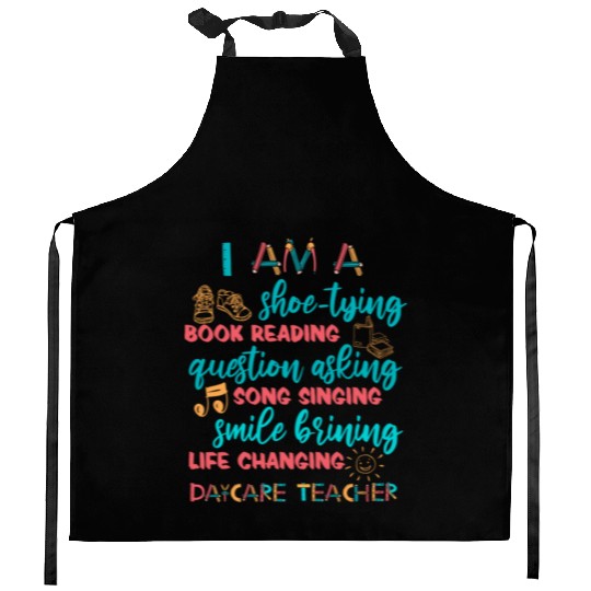 Childcare Kindergarten Preschool Daycare Teacher Kitchen Aprons