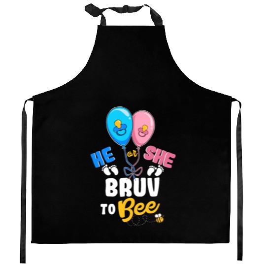 He or She Bruv To Bee Best Brother Ever Big Bro Kitchen Aprons