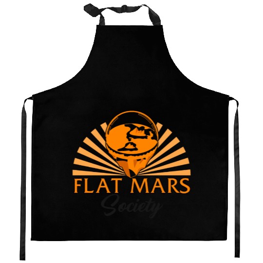 Mars Kitchen Aprons, Flat Mars Society Mars Kitchen Aprons, Science