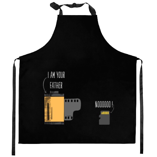 Funny Photography Film Father of SD Card Kitchen Aprons