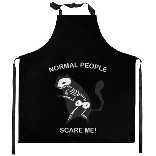 Normal People Scare Me Kitchen Aprons